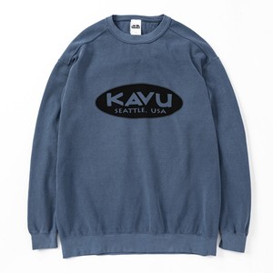 KAVU トップス(メンズ) オーバル スウェット(コンフォートカラーズ)  M  ブルージーン