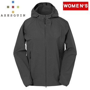 アクシーズクイン ジャケット(レディース) Women’s Soft Shell Fleece Jacket ウィメンズ  M  チャコール