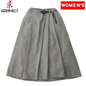 グラミチ パンツ・スカート W WOOL TALECUT SKIRT(ウール テールカット スカート)ウィメンズ  S  LT.GREY