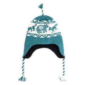 POLeR 帽子 CRITTER BEANIE  ONE SIZE  CADETBLUE