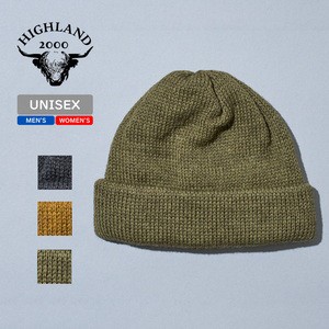 ハイランド 2000 帽子 BW Tubular Bobbycap(Double Turn Up)  フリー  OLIVE