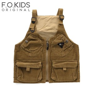 F.O.KIDS アウター TEBURA VEST mini  140cm  ベージュ