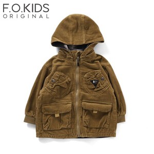 F.O.KIDS アウター TEBURA REVERSIBLE PARKA mini  130cm  ベージュ