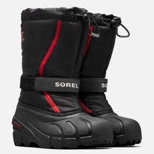 ソレル フットウェア YOUTH FLURRY(ユース フルーリー)  1/19.0cm  015(BLACK/BRIGHT RED)