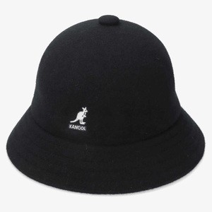 KANGOL 帽子 WOOL CASUAL(ウール カジュアル)  M  BLACK