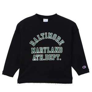 チャンピオン トップス 【24春夏】CREWNECK SWEATSHIRT(クルーネックスウェットシャツ)キッズ  120  ブラック(090)