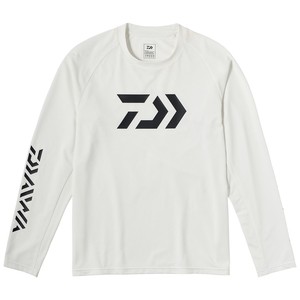 ダイワ フィッシングウェア DE-5324 サンブロックドライシャツ  2XL  ホワイト