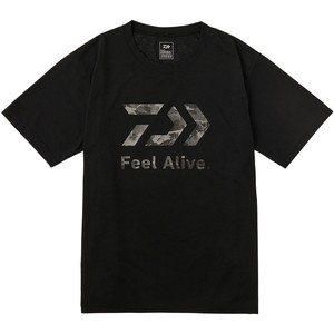 ダイワ フィッシングウェア DE-9524 Feel Alive.サンブロックシャツ  M  ブラック