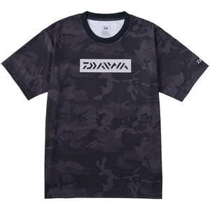 ダイワ フィッシングウェア DE-8324 クリーンオーシャンTシャツ  2XL  ブラックカモ