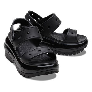 クロックス サンダル・マリンシューズ 【24春夏】MEGA CRUSH SANDAL(メガクラッシュ サンダル)  24cm(M6)  Black