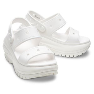 クロックス サンダル・マリンシューズ 【24春夏】MEGA CRUSH SANDAL(メガクラッシュ サンダル)  23cm(M5)  White