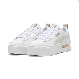 PUMA シューズ・スニーカー 【24春夏】MAYZE LTH(メイズ レザー)/ウィメンズ スニーカー  23.0cm  PUMA WHITE-ZEN BLUE