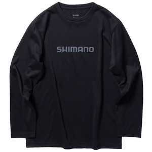 シマノ フィッシングウェア SH-022W ドライロゴTシャツ ロングスリーブ  L  ブラック