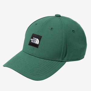 ザ・ノース・フェイス 帽子 【24春夏】SQUARE LOGO CAP(スクエアロゴキャップ)  フリー  TNFグリーン(TG)