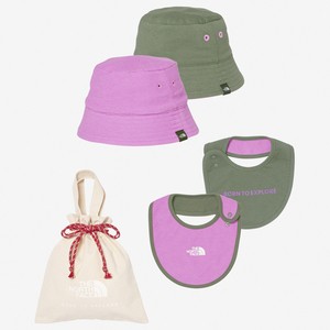 ザ・ノース・フェイス  【24春夏】B HAT BIB SET(ベビー ハット&ビブ セット)  BM  バイオレットクロッカス(VC)