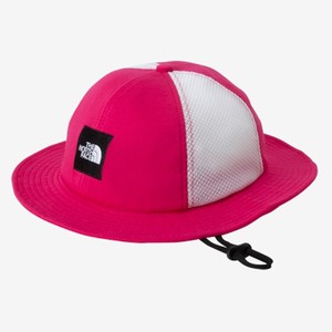 ザ・ノース・フェイス  【24春夏】K SQUARE LOGO MESH HAT(キッズ スクエアロゴメッシュハット)  KM  ピンク(PN)