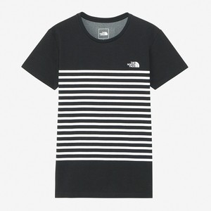 ザ・ノース・フェイス トップス(レディース) 【24春夏】Women’s S/S PANEL BORDER TEE ウィメンズ  M  ブラック(K)