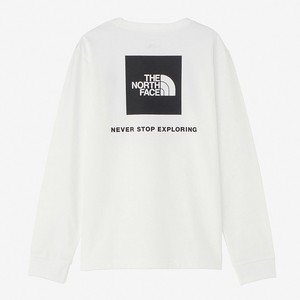 ザ・ノース・フェイス トップス(レディース) 【24春夏】Women’s L/S BACK SQUARE LOGO TEE ウィメンズ  L  ホワイト(W)