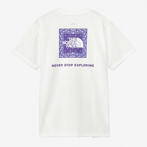 ザ・ノース・フェイス トップス(レディース) 【24春夏】Women’s S/S BANDANA SQUARE LOGO TEE ウィメンズ  M  ホワイト(W)