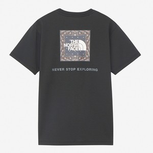 ザ・ノース・フェイス トップス(レディース) 【24春夏】Women’s S/S BANDANA SQUARE LOGO TEE ウィメンズ  M  ブラック(K)