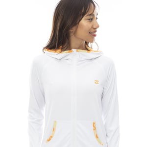 ビラボン 水着・ラッシュガード 【24春夏】ZIP UP HOODED RASHGUARD(ジップアップ ラッシュガード パーカ)  L  WHT