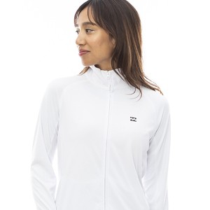 ビラボン 水着・ラッシュガード 【24春夏】ZIP UP STAND RASHGUARD(ジップアップ スタンド ラッシュガード)  L  WHT