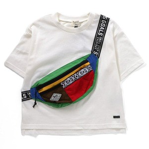 F.O.KIDS トップス 【24春夏】Kid’s ボディバッグ ドッキング Tシャツ キッズ  120cm  キナリ