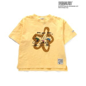 F.O.KIDS トップス 【24春夏】Kid’s PEANUTSコラボ ガーメントダイ Tシャツ キッズ  120cm  イエロー