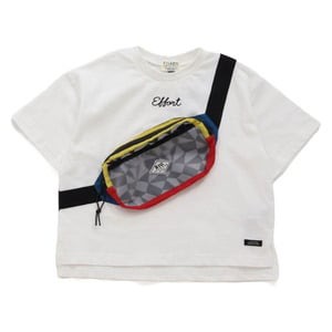 F.O.KIDS トップス 【24春夏】Kid’s ボディバッグ ドッキング Tシャツ キッズ  120cm  オフホワイト