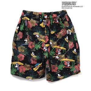 F.O.KIDS パンツ 【24春夏】Kid’s PEANUTS ALOHA SHORTS キッズ  100cm  ブラック