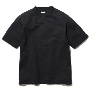 スノーピーク トップス(メンズ) 【24春夏】リサイクル コットン ヘビー モックネック Tシャツ  M  ブラック