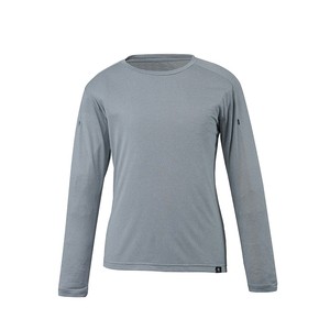 ミレー トップス(レディース) 【24春夏】HEATHER MESH CREW LS W(ヘザー メッシュ クルー ロングスリーブ)  M  N7372(SILVER)