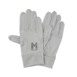 ミレー アウトドアグローブ 【24春夏】DRYNAMIC THROUGH GLOVE(ドライナミック スルー グローブ)  M  N7372(SILVER)