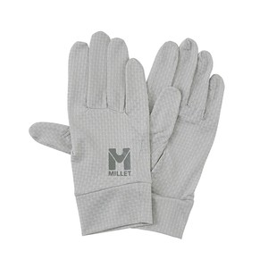 ミレー アウトドアグローブ 【24春夏】DRYNAMIC THROUGH GLOVE(ドライナミック スルー グローブ)  L  N7372(SILVER)