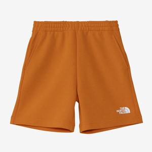 ザ・ノース・フェイス パンツ 【24春夏】Kid’s COLORE SWEAT SHORT(カラライズ スウェットショート)キッズ  120cm  ラセットオレンジ(UO