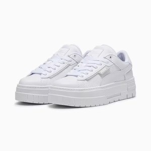 PUMA シューズ・スニーカー 【24春夏】W MAYZE CRASHED LEATHER(メイズ クラッシュド レザー)ウィメンズ  23.0cm  PUMA WHITE