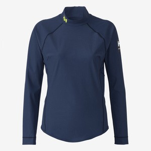 ヘリーハンセン 水着・ラッシュガード 【24春夏】W L/S TEAM RASHGUARD(ロングスリーブチームラッシュガード)  L  オーシャンネイビー(ON