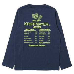 KRIFF MAYER トップス 【24春夏】Kid’s 楽LUCK TEE(HOTDOG) キッズ  130  79(NAVY)