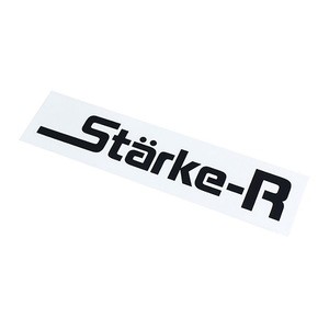 Starke-R(スタークアール)  ステッカー Type STICKER  M  チャコールブラック