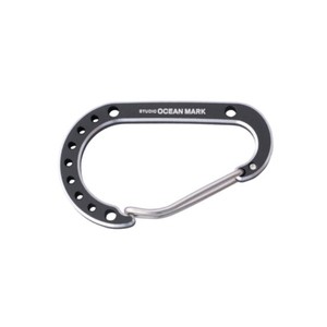 スタジオオーシャンマーク フィッシングツール Karabiner(カラビナ) KB02M/SOM(20)  M  SBk(ショットブラック)