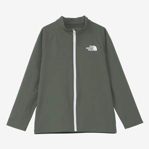 ザ・ノース・フェイス トップス 【24春夏】L/S SUNSHADE F/Z JACKET(サンシェードフルジップジャケット)キッズ  100cm  タイムグリーン2(