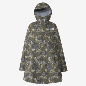 ザ・ノース・フェイス レインウェア 【24春夏】Women’s NV ACCESS PONCHO ウィメンズ  WM  ペイントプランツカーキ(PK)