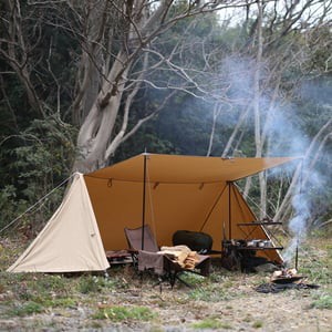 BUNDOK テント ソロベースTCサンドベージュ   サンドベージュ