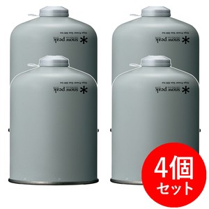 スノーピーク ガス燃料 ギガパワーガス500イソ×4【4点セット】  