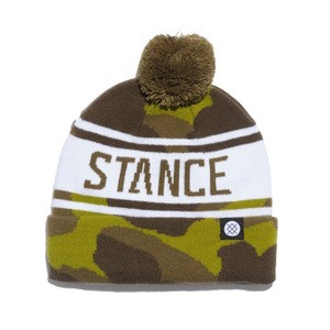 STANCE 帽子 OG POM BEANIE/ビーニー ニット帽  ONE SIZE  CAMO