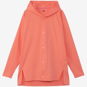 ヘリーハンセン トップス(レディース) 【24春夏】W AMPHIBIOUS HOODIE(アンヒビアスフーディー)  M  シアーオレンジ(SO)