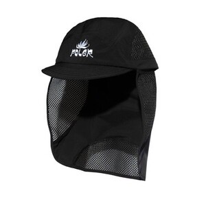 POLeR 帽子 【24春夏】2WAY MESH SUNGUARD CAP  ONE SIZE  BLACK