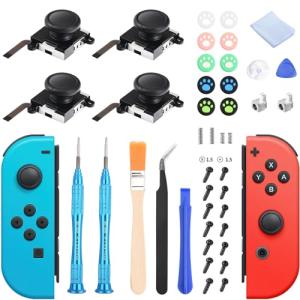 2025最新改良・初心者対応版ジョイコン 修理パーツ Joy-con修理キット スイッチ交換用パーツ Switch/Switch 有機ELモデル
