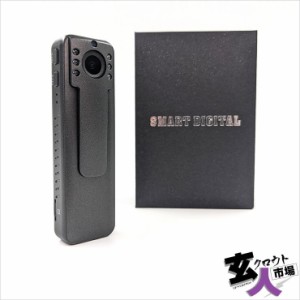 【CHA-41101】ペンクリップビデオカメラ スパイカメラ 4k  小型カメラ 防犯カメラ  赤外線 ボイスレコーダー ※サンプル品