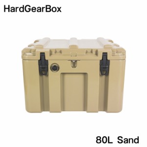 アイスランド HardGearBox 80L SD CL-08001 サンド 収納ボックス ガレージ 屋外 コンテナボックス